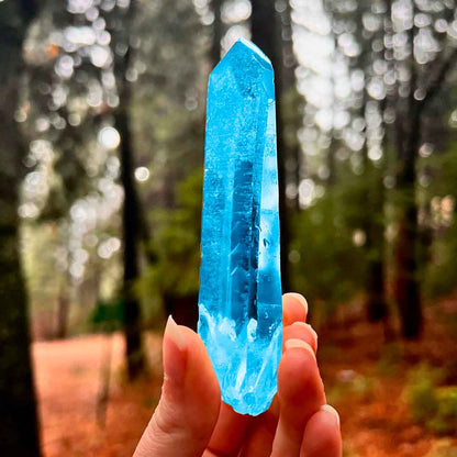 Transparent crystal tower