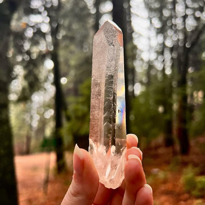 Transparent crystal tower