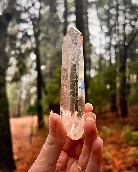 Transparent crystal tower